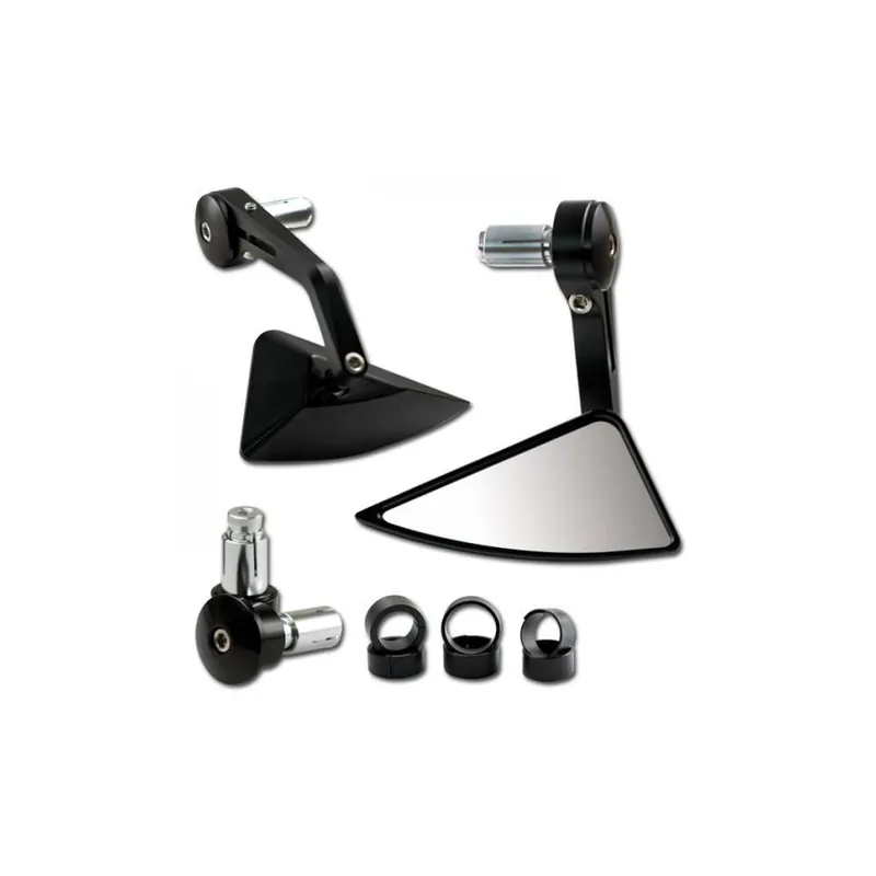 Sezónní Sleva Zrcátka HS trojúhelník, frézovaná čeerná (pár) 282635