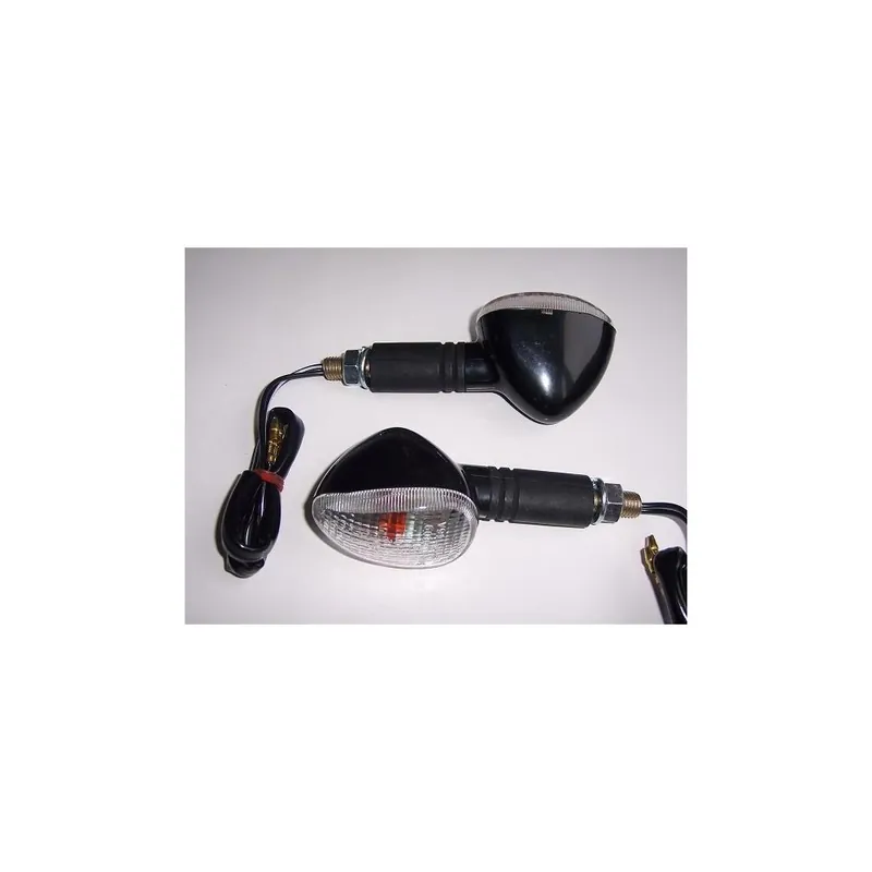 Miniblinkr ovál černý, čiré sklo, dlouhá 4595 Super Cena