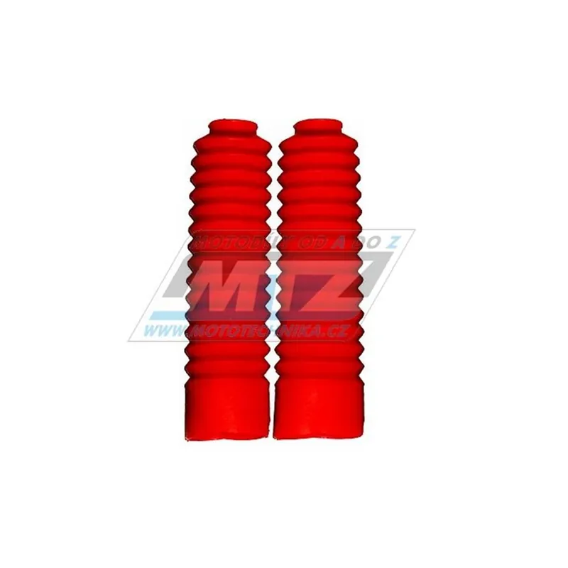 Harmoniky prachovky přední vidlice CM červené Hromadná Objednávka