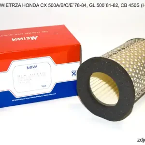 MIW [MEIWA] vzduchový filtr HONDA CX 500A/B/C/E`78-84, GL 500`81-82, CB 450S (HFA1402) Vysoce Kvalitní