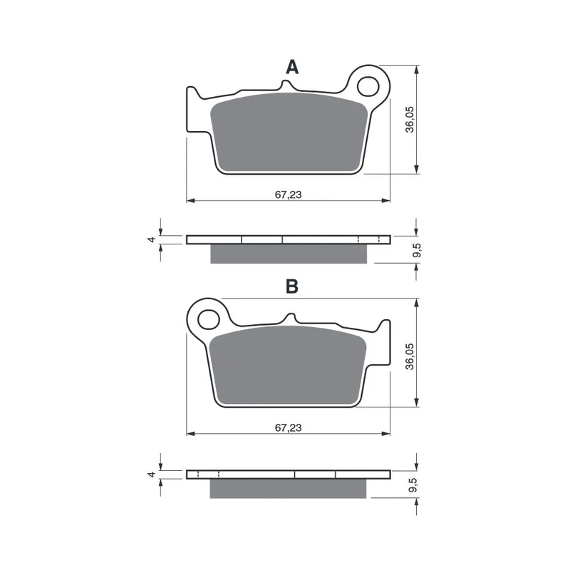 Nová Kolekce Brzdové destičky GOLDFREN 187 K1
