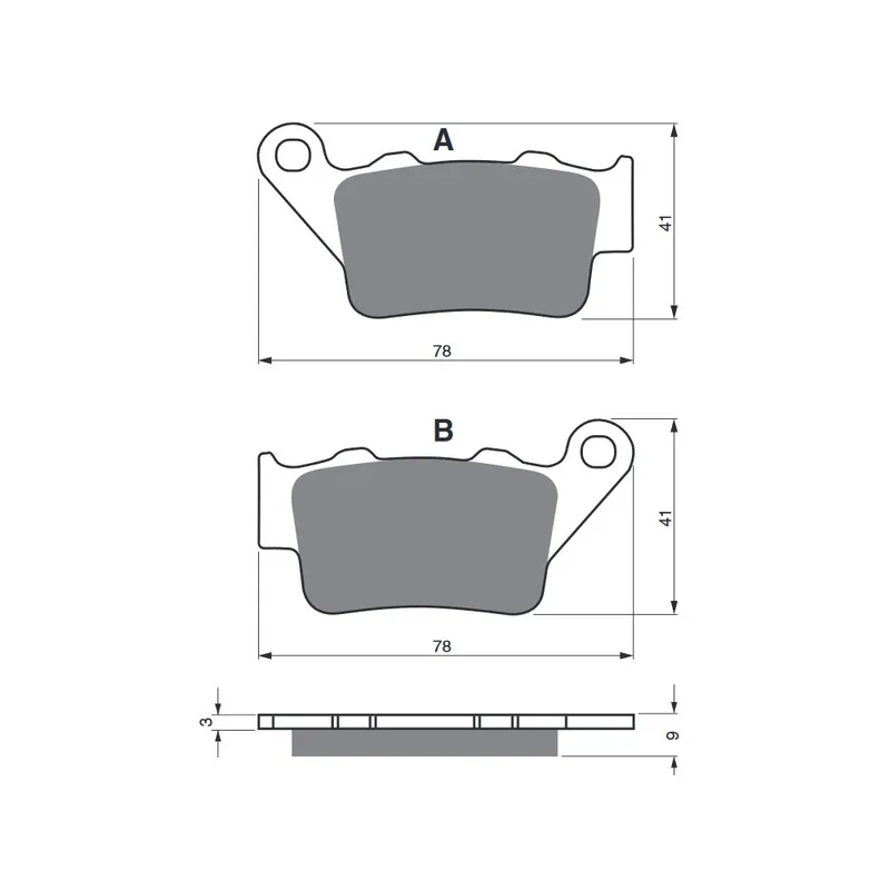 Brzdové destičky GOLDFREN 023 K1 Cenový Hit