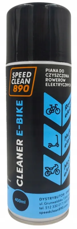 SPEEDCLEAN 890 OFFROAD pěna na umývání jízdní koloÓW motocykly HULAJNÓG elektrický E-BIKE ve spreji objem 400ML Nejprodávanější