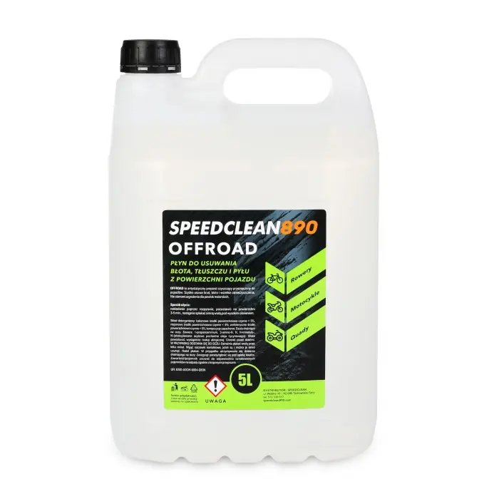 SPEEDCLEAN 890 koncentrát OFFROAD na umývání motocykly i jízdní koloÓW objem 5L Vrácení Zdarma