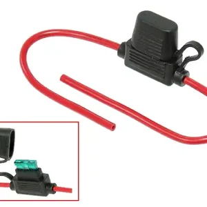 Ruční Výroba PSYCHIC 12v vodotěsný držák pojistek / zásuvka s kabelem (EL)