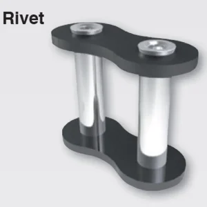 Zlevněný CZ nýtovací spojka řetězu 525 DZX ACTIVE RING (X-RING) chrom RIVET (dutá)