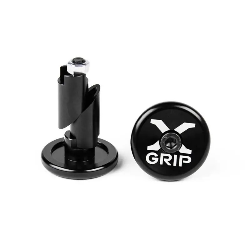 Oblíbený X-GRIP koncovky řidítek do otvoru O průměru 12-16,2mm barva černá
