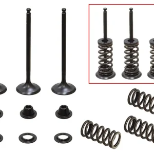 Dokud Zásoby Vydrží PSYCHIC sací ventily (komplet 2 kusy. ventilů s pružinami a podložkami) YAMAHA YZF 250 01-13, GAS GAS EC 250F 10-15, 300F 13-15 ocel (XU-09519I, XU-09522I) (23X3,99X78,6mm) (23X3,98X80,1mm)
