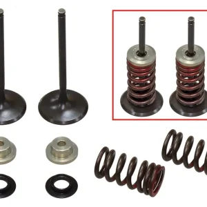 Profesionální PSYCHIC sací ventily (komplet 2 kusy. ventilů s pružinami a podložkami) SUZUKI RMZ 250 10-15 ocel (MX-09531I) (31X4,48X80,2mm)