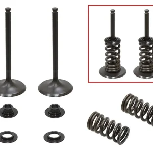 PSYCHIC sací ventily (komplet 2 kusy. ventilů s pružinami a podložkami) HUSQVARNA FE 350 14-19, KTM EXCF / XCF-W 350 12-18 ocel (MX-09555I) (36X5,47X87,2mm) Luxusní