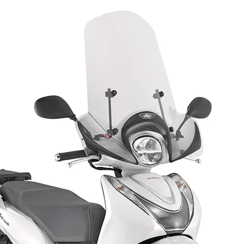 Garance Vrácení Peněz KAPPA plexi štít HONDA SH MODE 125 21-25 51 X 66 cm průhledný - potřebné upevnění A1193AK