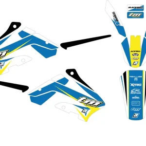 Velkoobchod BLACKBIRD sada samolepek (dýhy) TM 2T/4T 22-23 DREAM 4 barva světle modrá žlutá