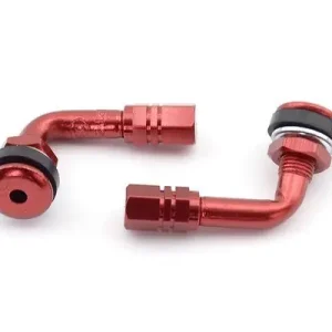 V PARTS (VICMA) zahnutý ventilek barva červená (CENA ZA 2 kusy) (952RJ) Vysoce Kvalitní