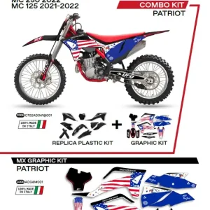 Dokud Zásoby Vydrží UFO kompletní sada plastů GGKIT702001 PLUS sada samolepek (dýhy) GAS GAS MC 125 21-22; MC 250 22; MCF 250/350/450 21-22 v sadě přední tabulka (GG07130) a kryty tlumičů (GG07131) PATRIOT barva černá -