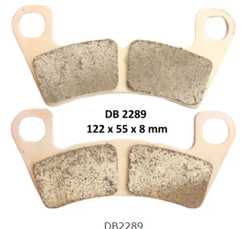 Super Cena DELTA BRAKING brzdové destičky KH740 přední ARCTIC CAT PROWLER 812 PRO 19-21, WILDCAT 1000 19-21, CUSHMAN HAULER DIESEL 19-20