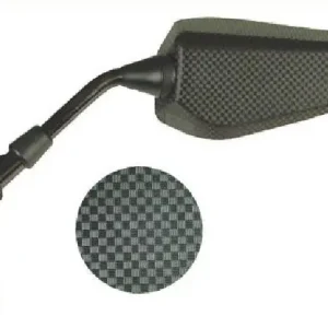 V PARTS (VICMA) pravé zrcátko, průměr závitu 8mm, pravé, barva karbonové PEUGEOT LUDIX, SPEEDFIGHT II, SPEEDFIGHT II AC, SPEEDFIGHT II LC, TKR, TREKKER, VIVACITY 50/100 1999-2006 (E692D) Cenově Výhodný