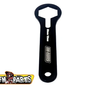 Cenová Bomba FM-PARTS šestihranný servisní klíč na přední zavěšení 50mm pro uvolnění horních matic tlumičů KTM, HUSQVARNA barva černá