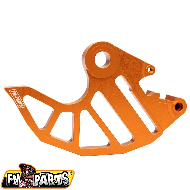 FM-PARTS hliníkový kryt brzdového kotouče zadní KTM / HUSQVARNA/ GAS GAS 03-23 barva oranžová Luxusní