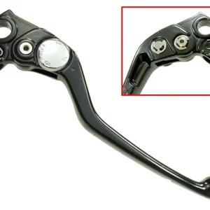 Ruční Výroba PSYCHIC brzdová páčka DUCATI SCRAMLER 800 / MONSTER 821 15-16, HYPERMOTARD 821 13-16, HYPERMOTARD 939 17, (OEM:63140511A) černá