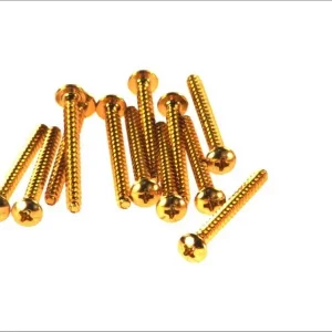 Must-Have V PARTS (VICMA) sada šroubů do kapotáže M5X50 (12 kusy) barva zlatá (RC550OR)