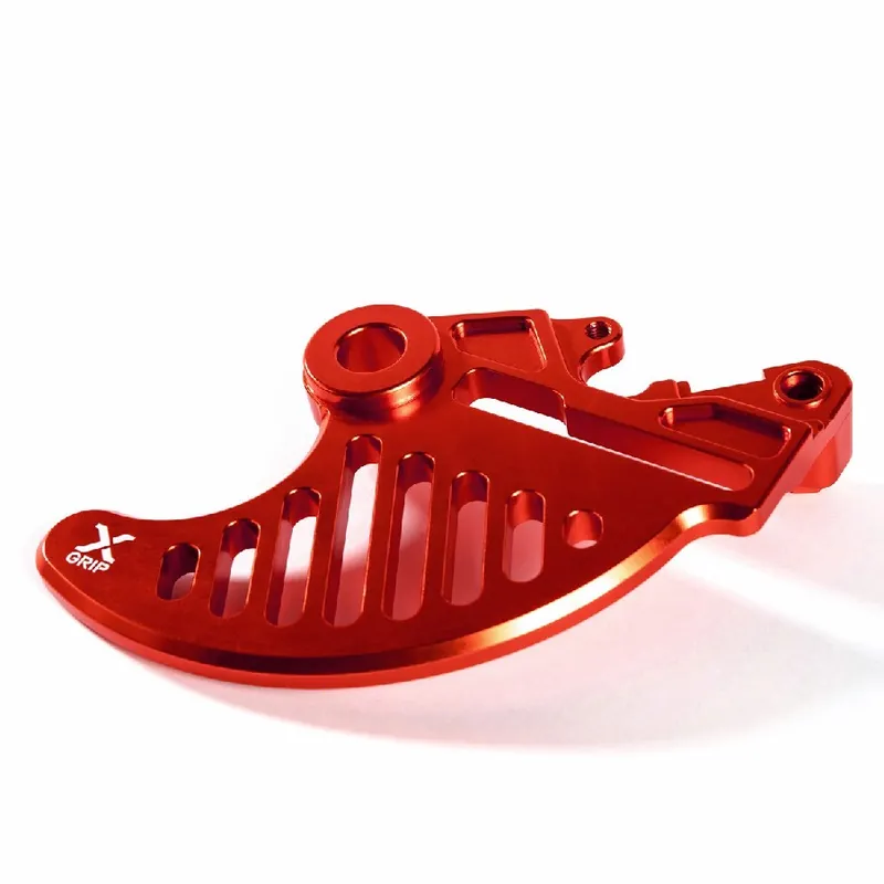 Moderní X-GRIP kryt zadního brzdového kotouče KTM EXC / EXC-F `04-, HUSQVARNA TE/FE `14-, HUSABERG - 13, GASGAS EC, EC-F 21- barva červená