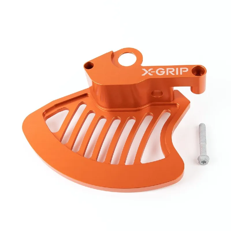 Exkluzivní X-GRIP kryt předního brzdového kotouče KTM EXC,EXC-F, HUSQVARNA TE, FE ,TC, FC 16-, GASGAS EC, EC-F, MC, MC-F 21-, barva oranžová