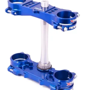 Profesionální XTRIG vzpěry předního zavěšení ROCS TECH TRIPLE CLAMPS YAMAHA YZ 125 15-26; FANTIC XX 125 21-26 (OFFSET 25mm) barva světle modrá