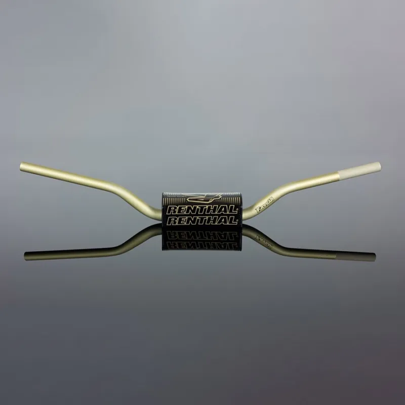 Trendový RENTHAL řidítka 1,1/8 (28,6mm) MX FATBAR HANDLEBAR HARD ANO HONDA CR/CRF, KAWASAKI KX/KXF barva HARD ANO (LIMITED EDITION HARD ANO) s chráničem
