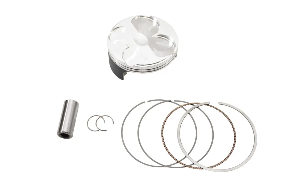 Píst Wossner YAMAHA (4T) YZF 250 (YZ250F) 16-18 (76,97mm) (13,7:1=+0,2) - malý štěpkovač/odštěpovač teflonu na pláště pístu Doprava Zdarma