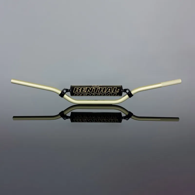 RENTHAL řidítka 7/8 (22mm) MX HANDLEBAR HARD ANO PADDED barva HARD ANO s chráničem (LIMITED EDITIO HARD ANO) Finální Výprodej