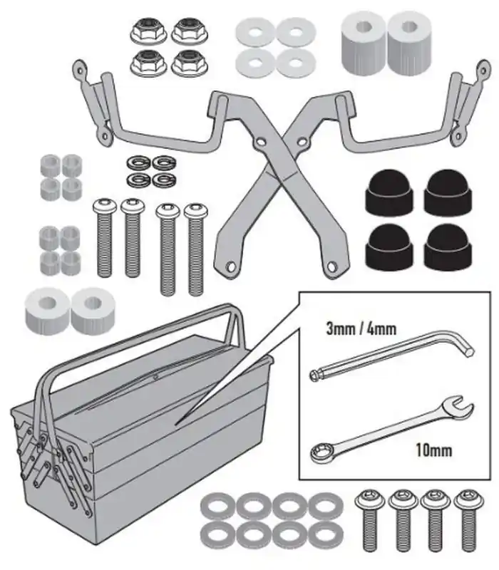 KAPPA upevnění štítu 3122SK SUZUKI GSX-S 1000 21-25 Víkendová Akce