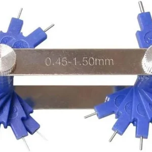 Zlevněný BUZZETTI nástroj pro měření a čištění trysek karburátoru OD 0,45mm DO 1,5mm