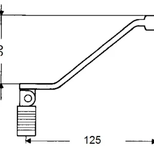 Garance Vrácení Peněz BUZZETTI spojková páčka ocelová HONDA MTX 125R; CRM 125; CRF 230; XL 600; XR 600