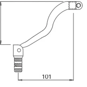 Výprodej BUZZETTI spojková páčka hliníková HONDA CR 250R 04-; CRF 250R 04