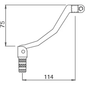 Víkendová Akce BUZZETTI spojková páčka hliníková YAMAHA YZ/WR 250/450F 04-
