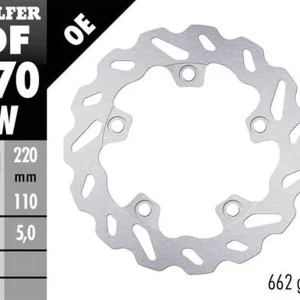 Limitovaná Edice GALFER brzdový kotouč zadní SUZUKI GSX-R 1000 16- (WAVE FIXED) (220X110X5mm)