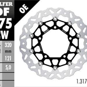 Odeslání Ihned GALFER přední brzdový kotouč SUZUKI GSX 1300R HAYABUSA 21- (WAVE FLOATING) (320X80X6mm)