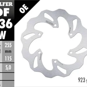 GALFER brzdový kotouč zadní BENELLI TRK 502X 17-; 1130 sport TORNAdo 06- (WAVE FIXED) (255X115X5mm) Aktuální