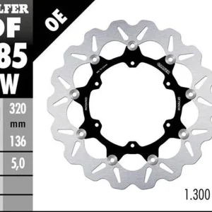 GALFER přední brzdový kotouč KTM 1050 ADVENTURE 15-; 1090 ADVENTURE 17-; 1190R ADVENTURE 13-; 1290R/S/T SUPER ADVENTURE 15-23 (WAVE FLOATING) (320X136X5mm) Garance Vrácení Peněz