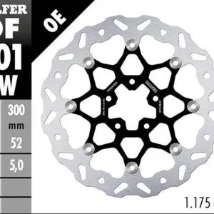 Moderní GALFER přední brzdový kotouč KTM 790 DUKE 18-23; 890 DUKE 21-22 (WAVE FLOATING) (300X52X5mm)