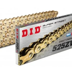 Top Prodej DID hnací řetěz 525ZVMX2GG-88 (88 článků) X-RING zlatá / zlatá (525ZVMXGB88) rozpojený + nýtovací spojka