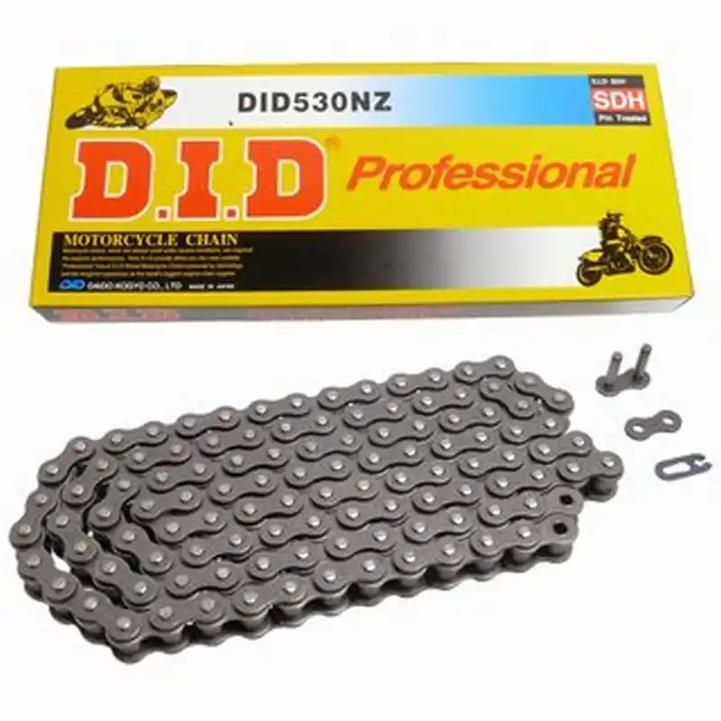 Značkový DID hnací řetěz 50(530)NZ-98 (98 článků) bez O-kroužků, rozpojený + spojka (50NZ-98)