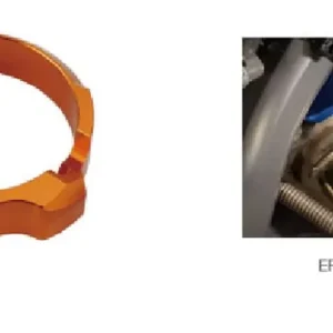 Víkendová Akce ACCEL zesílení (příruba) výstupu výfuku KTM SX/XC/XC-W 250/300 17-23, HUSQVARNA TC/TE/TX 250/300 17-23, GAS GAS EC 250/300 21-23 barva světle modrá