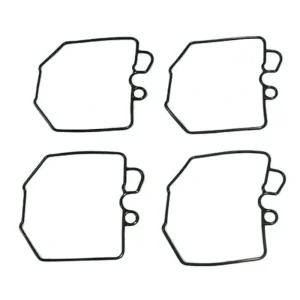Must-Have TOURMAX těsnění plovákové komory karburátoru (4 kusy) HONDA CB 400 78-81, CB 450 NIGHTHAWK 82-86, CX 500 78-82, CB/CX 650 81-83, CB 750 79-83, CBX 1000 79-82, CB 1100F 83, GL 1100 GOLDWING 80-83 vyrobeno v Japonsku (vitonová fluorokarbonová pryž)