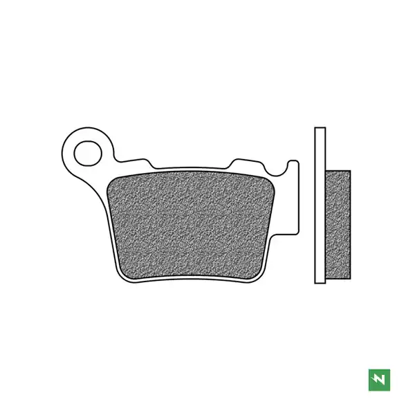 NEWFREN brzdové destičky zadní KH368 (DIRT sintrované) BREMBO zadní Ověřený