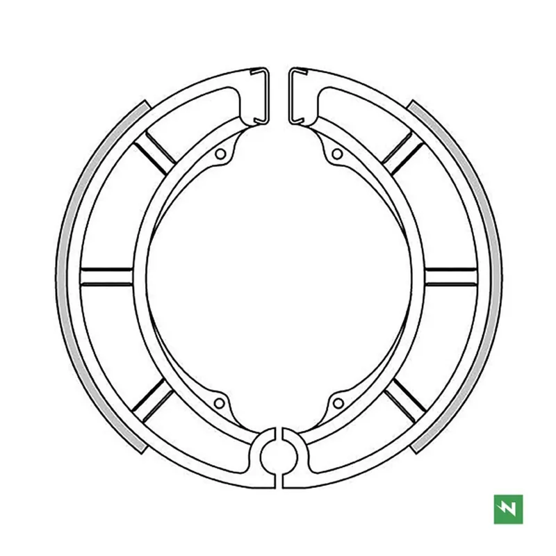Expresní Doručení NEWFREN brzdové čelisti - pakny FTR SUZUKI LT-F 300/400, VS 600 INTRUDER, VS 800 INTRUDER (180X36mm)
