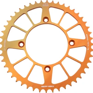 Vysoce Kvalitní JT rozeta 4549 48 hliníková RACElité KTM FREERIDE 250 14-17 (+2), 350 12-17 (454948JTA) (řetěz 520) barva oranžová