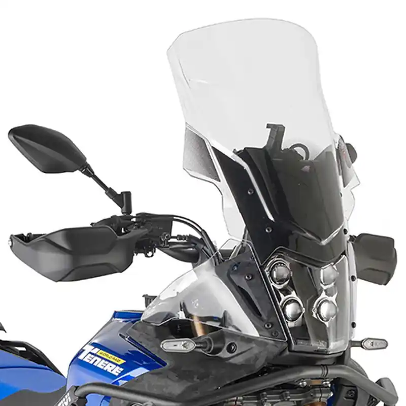 Oblíbený KAPPA plexi štít YAMAHA TENERE 700 WORLD RAID 22-25, 52 X 43 cm ( výška X SZER) průhledný