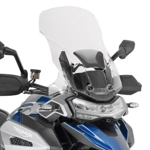 Akční Nabídka KAPPA plexi štít TRIUMPH TIGER 1200 GT/GT PRO 22-25, EXPLORER/RALLY EXPLORER 22-25, HUSQVARNA NORDEN 901 22-25, průhledný 57X38 cm ( výška X šířka ) vyšší o 12,5 cm oproti originálu, průhledný