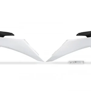 UFO kryty chladiče KTM SX/SXF(SX-F) 125/250/300/350/450F 23-24, EXC/EXCF(EXC-F) 150/250/300/350/450/500 TBI 24-26 barva bílá Omezená Nabídka